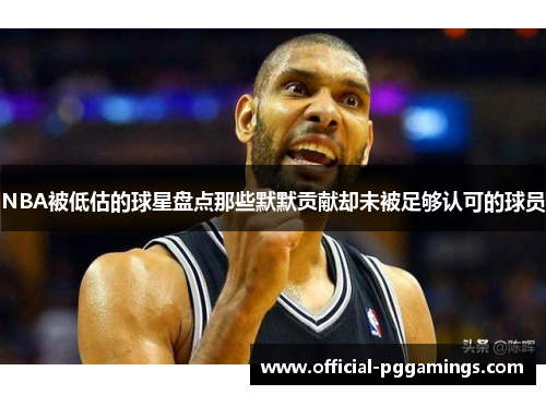 NBA被低估的球星盘点那些默默贡献却未被足够认可的球员