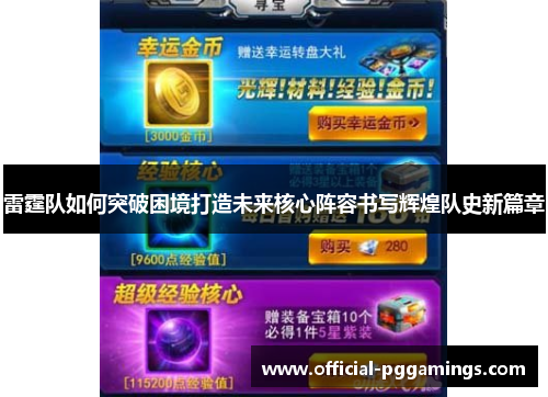 雷霆队如何突破困境打造未来核心阵容书写辉煌队史新篇章